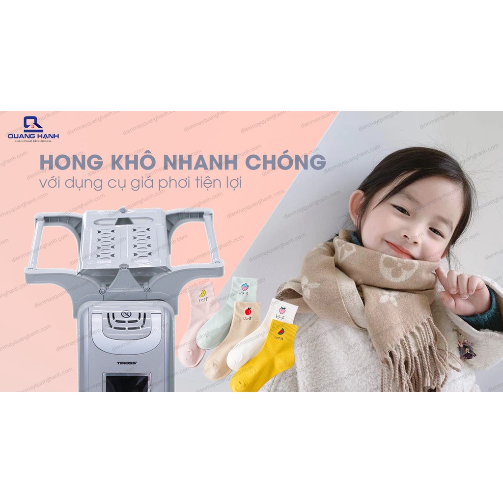 [Hàng chính hãng] Máy sưởi dầu Tiross TS9211 11 thanh 2300W