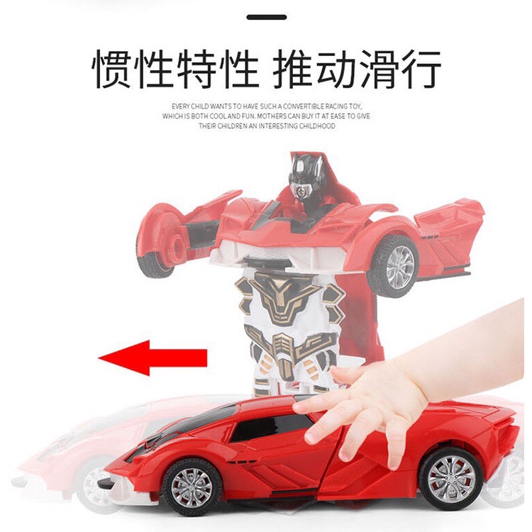ô tô robot biến hình song quán trính cho bé trai