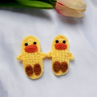 [Handmade] Kẹp tóc len hình thú nhiều mẫu dễ thương