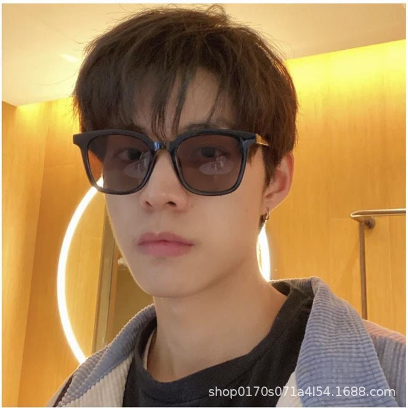 Kính mát nam nữ gọng vuông thời trang Hàn Quốc mắt kính râm nam cao cấp chống tia UV unisex hotrend đẹp