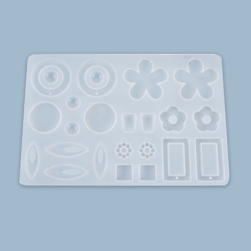 Khuôn Silicone Làm Móc Khóa Epoxy Resin DIY