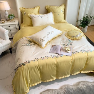 bộ chăn ga gối Lụa satin 60s, hàng 7 món