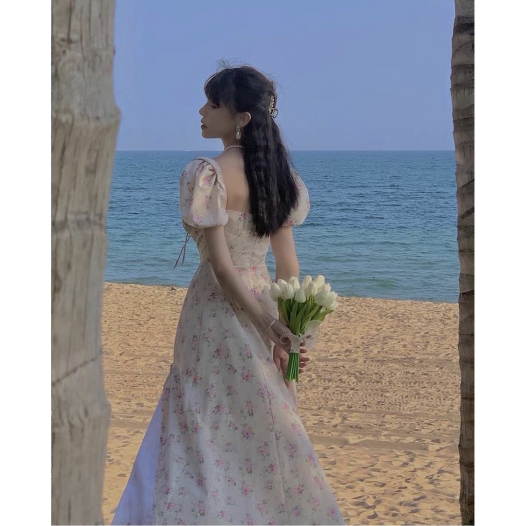 Đầm voan mùa hè, đầm đẹp cho phái nữ, phong cách nữ tính, hàng đẹp may kỹ chuẩn bán shop, phom dưới 52kg | BigBuy360 - bigbuy360.vn