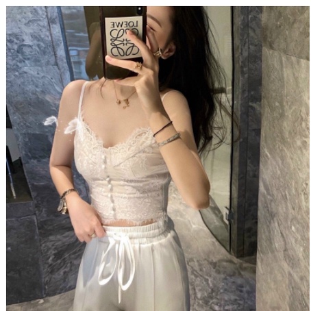 (CAO CẤP) Áo Bra Corset Dáng Dài Ren -Áo bra ren khuy Có Thun Bo Lưng Quyến Rũ #9133