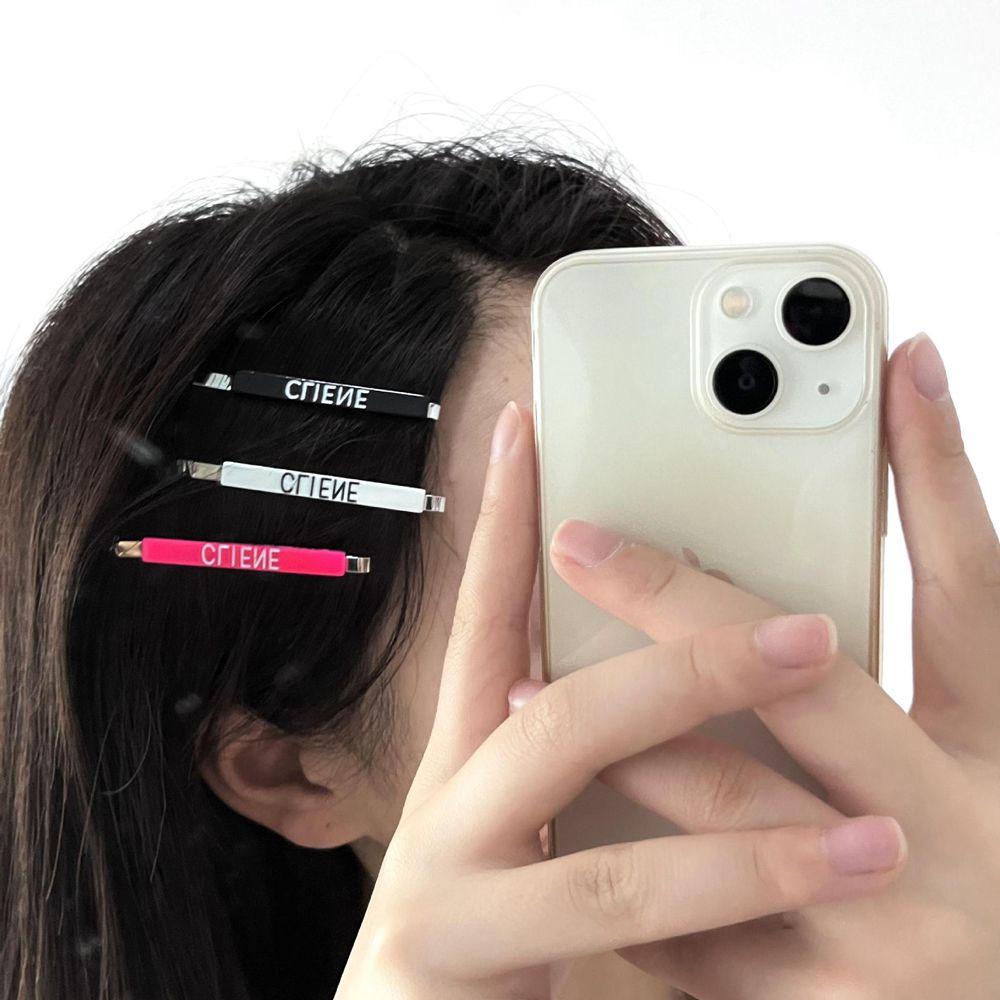 Kẹp Tóc In Chữ Đơn Giản Thời Trang Mùa Hè Phong Cách Hàn Quốc Cho Nữ