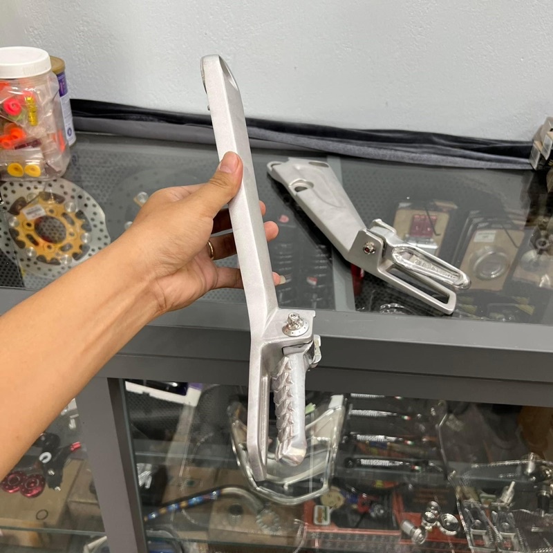 Compo gác chân dài + gác chân nhôm cho Wave Zx / Dream