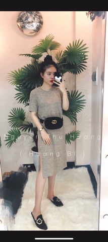 Đầm thun tiêu siêu chất cho bạn gái (combo Ut Hien)