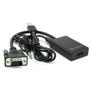 Bộ Cáp chuyển đổi tín hiệu từ VGA sang HDMI có âm thanh