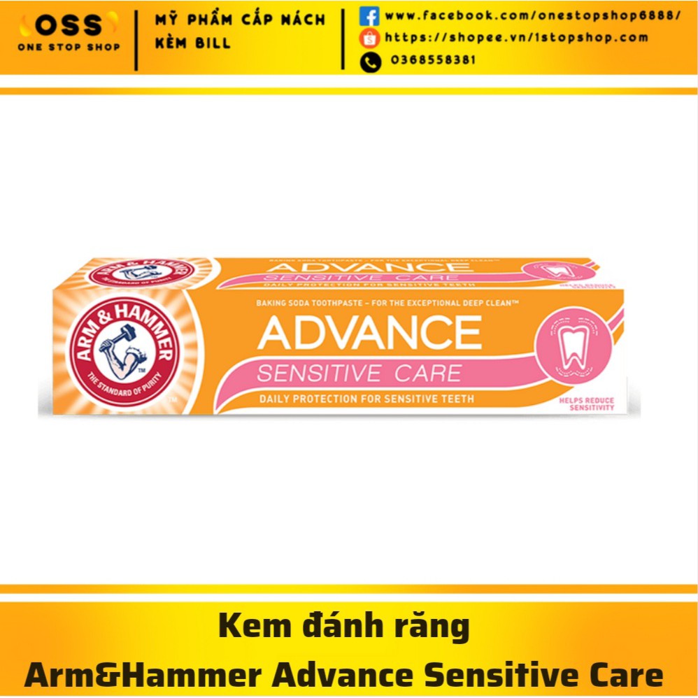 Kem Đánh Răng Arm &amp; Hammer – Advance Sensitive care - 75ml