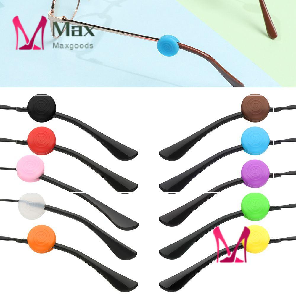 1 Cặp Giá Đỡ Mắt Kính Bằng Silicon Chống Trượt Nhiều Màu Sắc