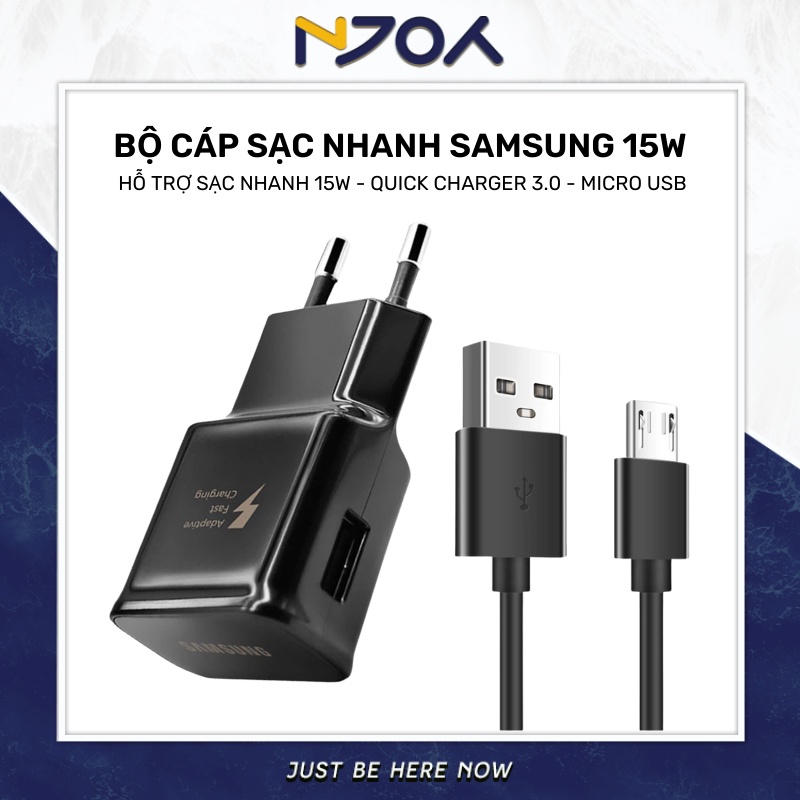 Dây Sạc Micro Usb Chính Hãng Samsung Hỗ Trợ Sạc Nhanh Quick Charge 3.0 - Củ Sạc Nhanh Samsung