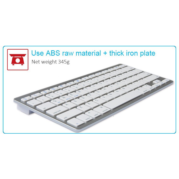 Bàn phím wireless bluetooth cho Máy Vi Tính, LapTop,Điện Thoại, Ipad BK3001