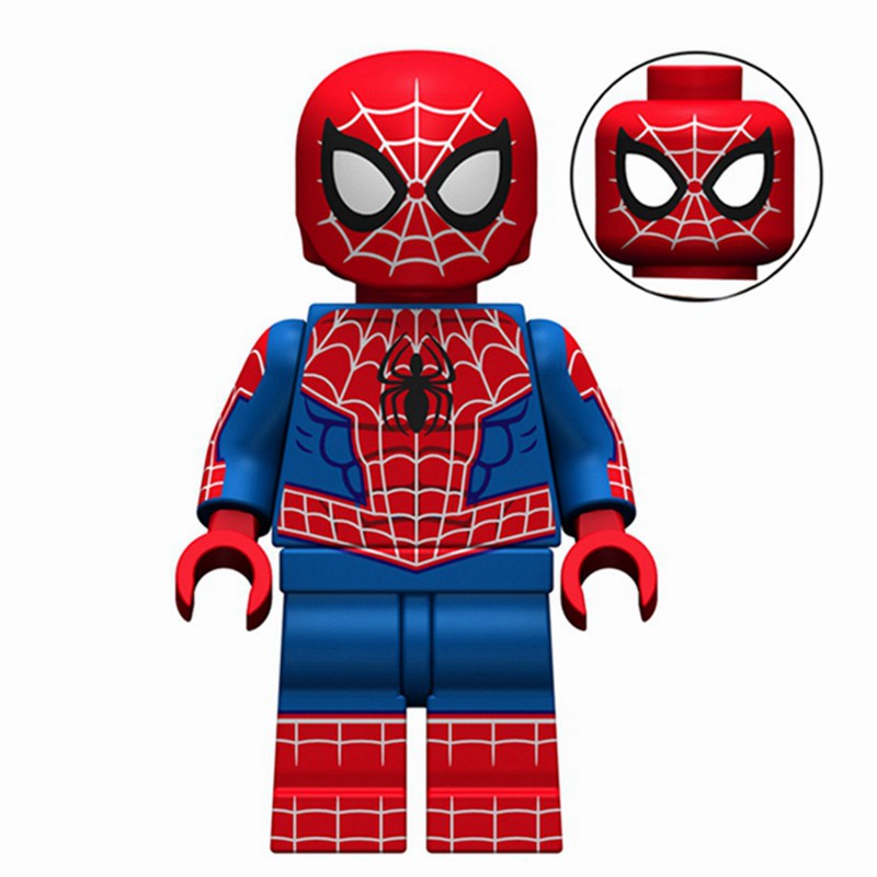 ✿Mô hình lắp ghép lego nhân vật siêu anh hùng Marvel Spider Man Far Away From Home vui nhộn cho trẻ em