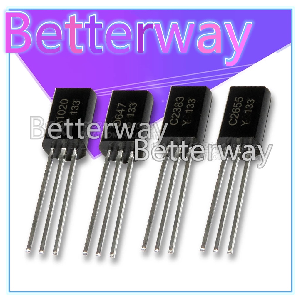 50 CHIẾC 2SA1013 TO-92L A1013 TO-92 2SA1020 2SC2328 2SC2655 2SC1384 2SC229 2SC2383 2SC2482 2SB647 2S