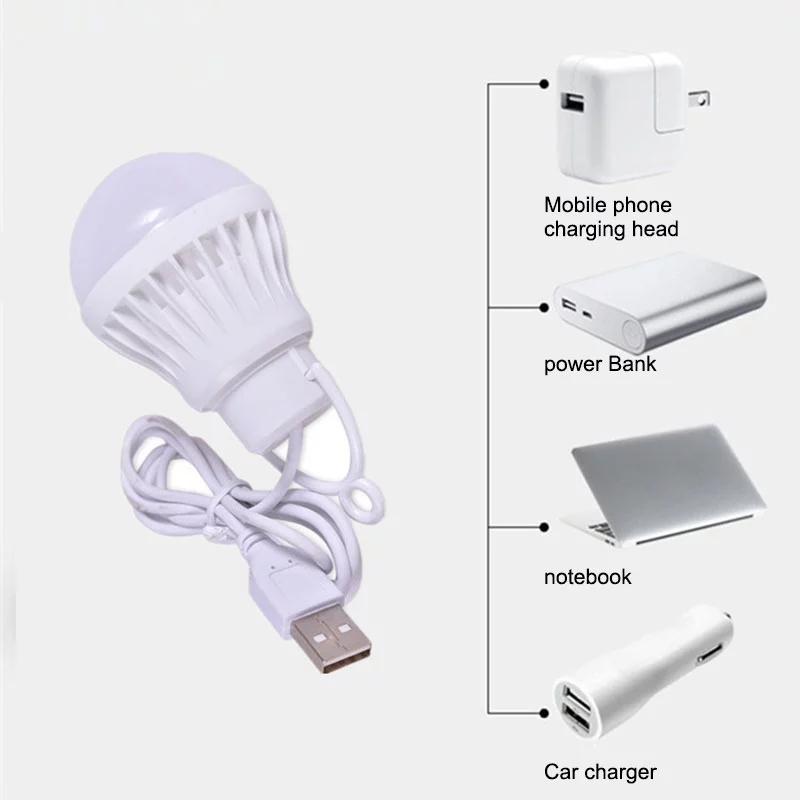 Bóng Đèn Led Cổng Usb Tiện Dụng Khi Đi Cắm Trại