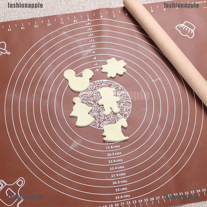 Thảm Silicone Nhào Bột Làm Bánh Không Dính Tiện Dụng