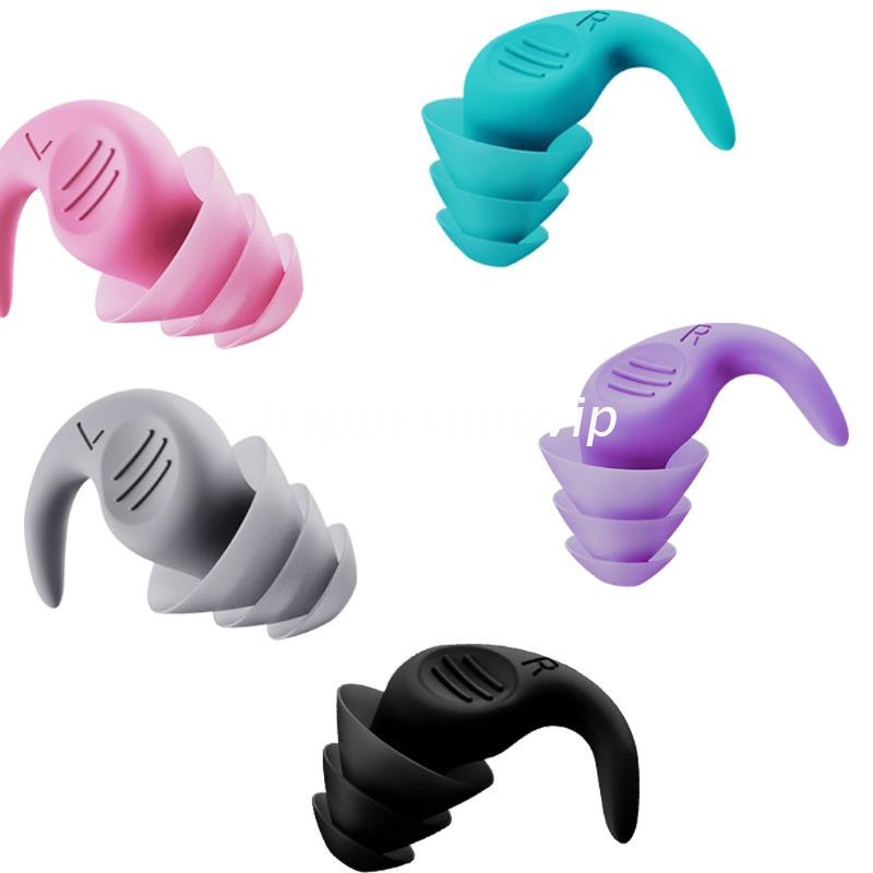 Bộ 2 Nút Silicone Bịt Tai Cách Âm Thoải Mái Tiện Dụng
