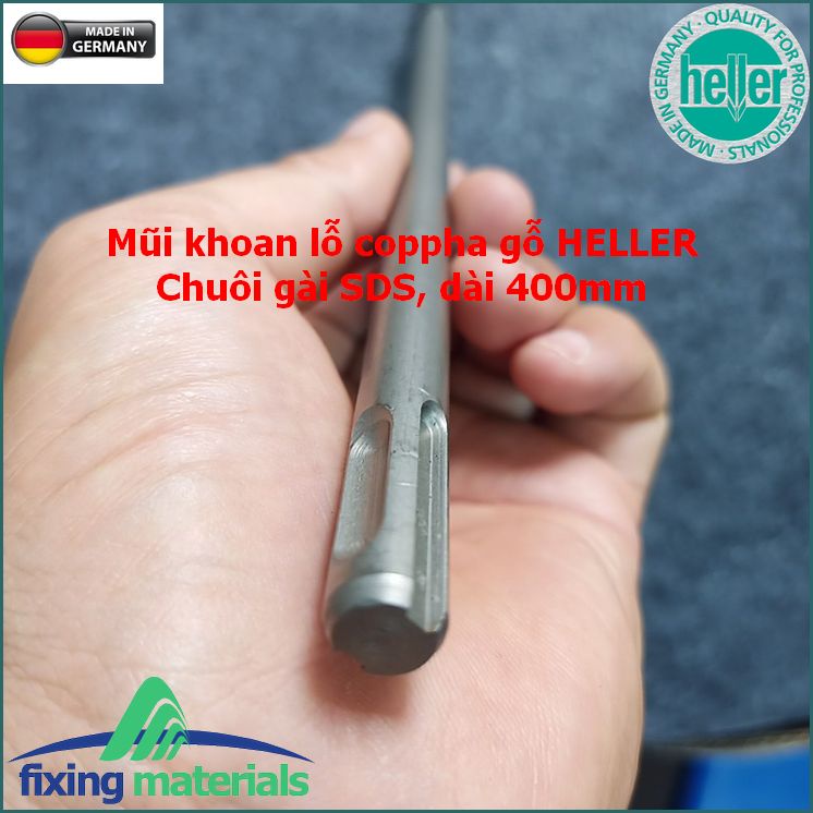 Mũi khoan lỗ coppha gỗ HELLER CV Formwork (Thép CV, nhập khẩu Đức)