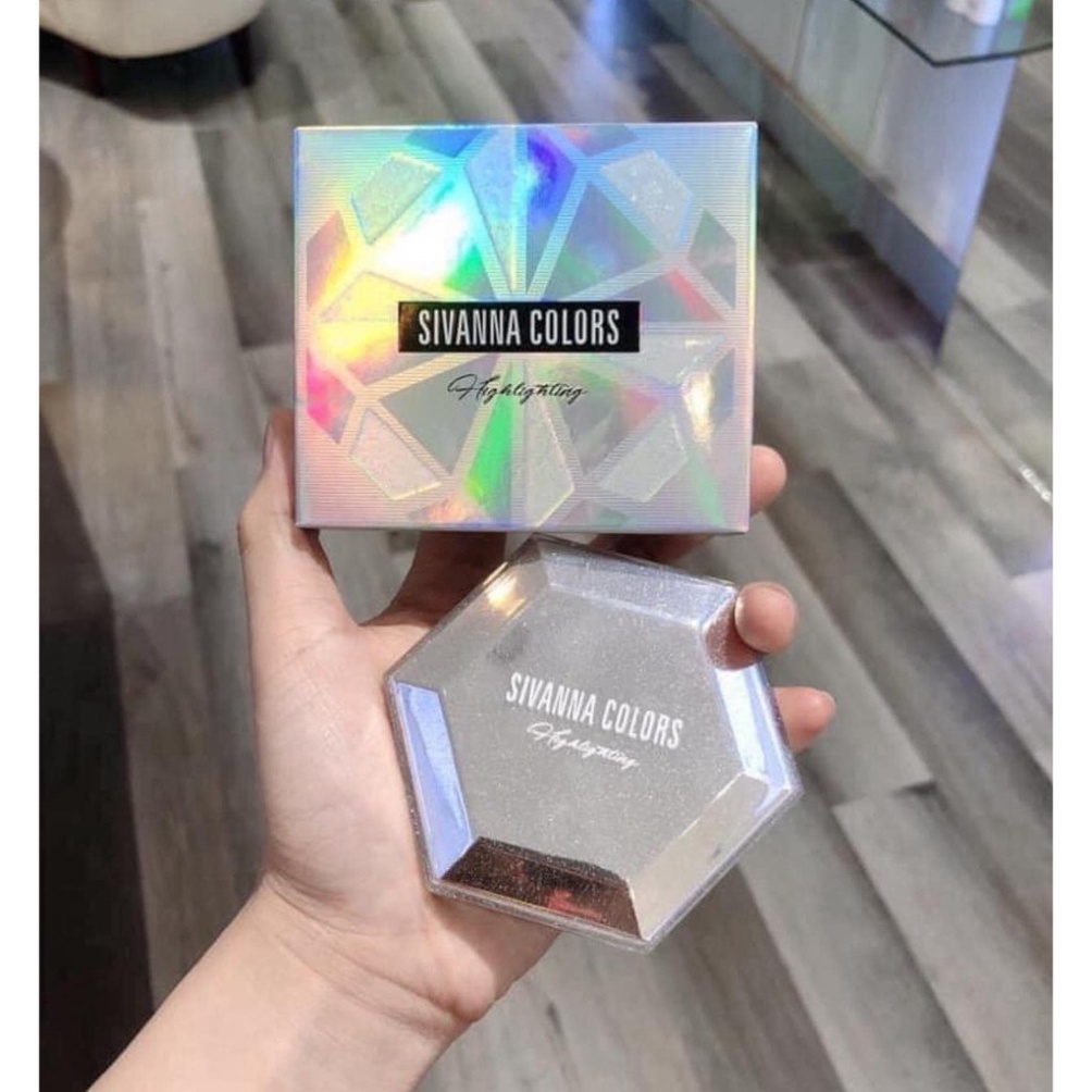 Phấn Bắt Sáng Sivanna Colors Ultra Diamond Highlighter Powder - HONGS KOREA