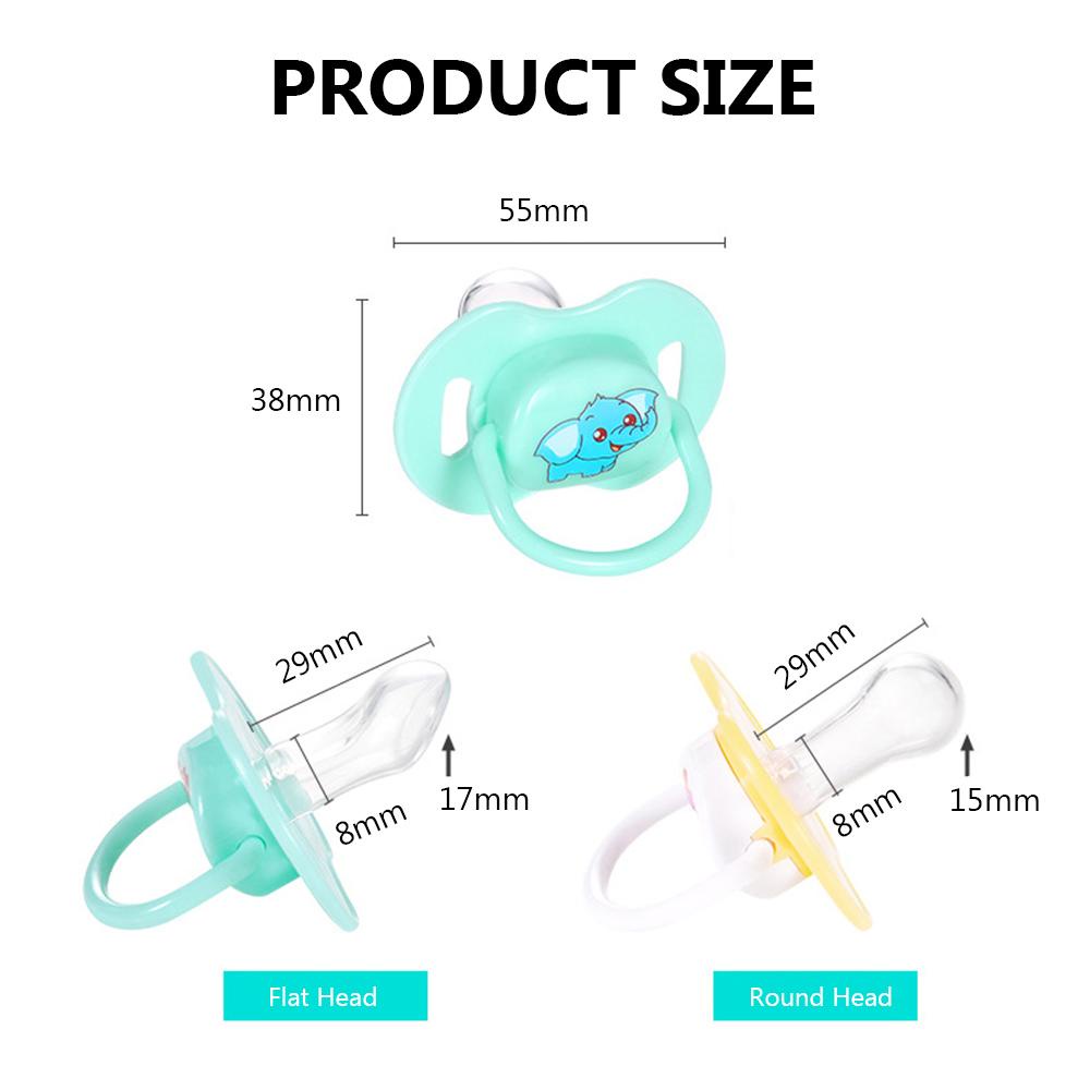 Núm Ti Giả Bằng Silicon An Toàn Cho Bé Sơ Sinh