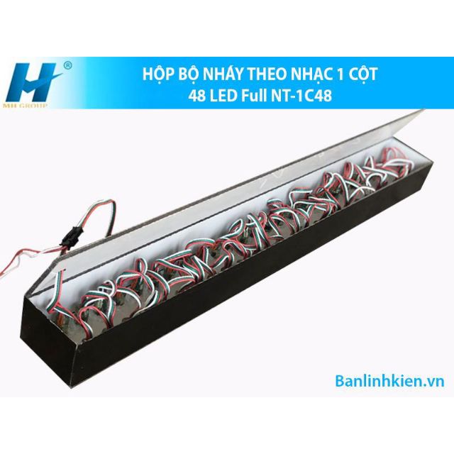 Hộp Alu Cho Mạch Nhạc 48 Led Full 1903