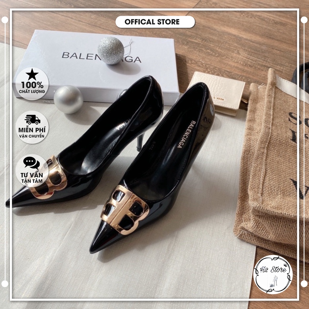 👠👟 Giày Cao Gót Balen mũi nhọn sang chảnh đủ 3 màu ⚡