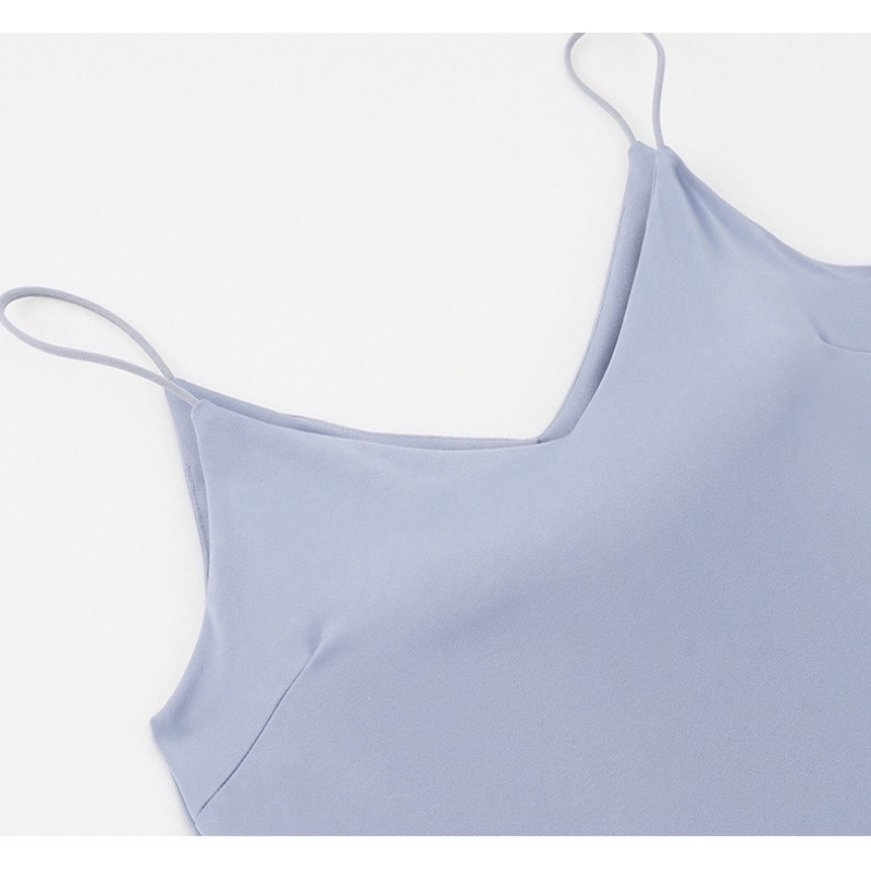 Áo 2 dây hai dây lụa liền bra sẵn mút ngực bên trong có thể mặc phối blazer, sơ mi công sở