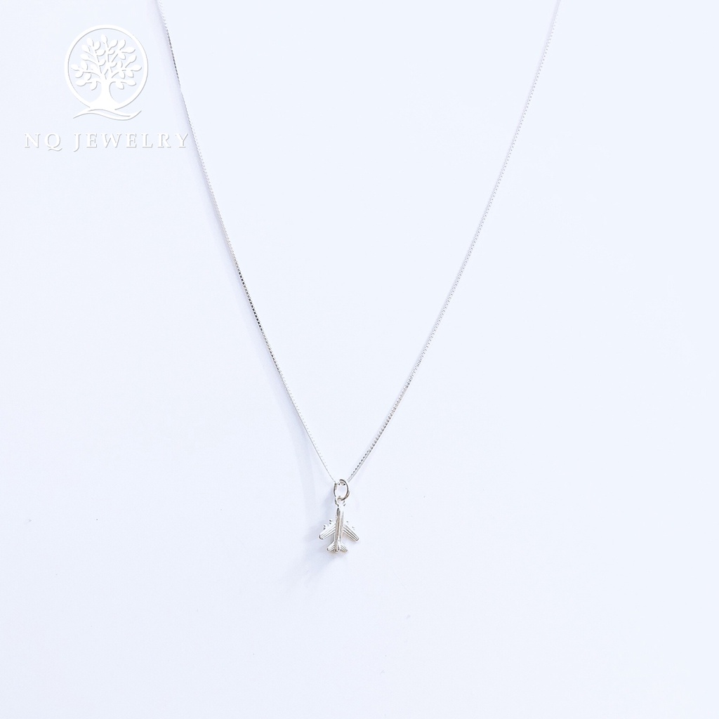Dây chuyền bạc mặt máy bay - NQ Jewelry