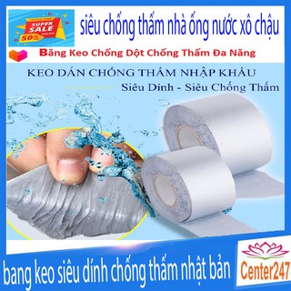 [freeship] Băng keo Dán siêu dính chống thấm và chịu nhiệt Sunet bosui chính hãng nhật bản 5cmx5m