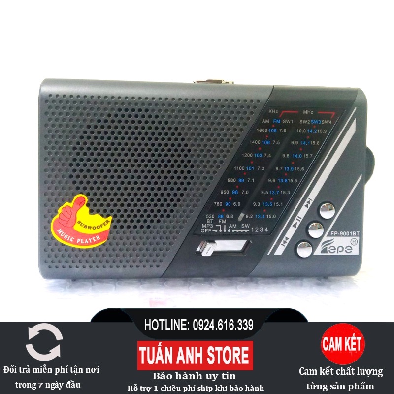 - ĐÀI RADIO|CHÍNH HÃNG|BẢO HÀNH 12 THÁNG|FM|AM