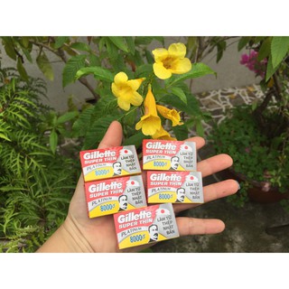 Vỉ dao lam Gillete siêu bén 100 lưỡi