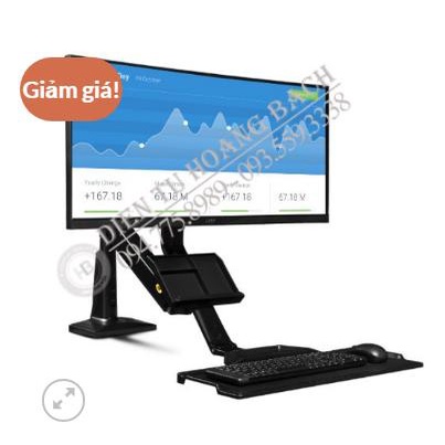 Giá Treo Màn Hình Máy Tính Kèm Mâm Để Bàn Phím NB -FC35  - Dùng cho màn hình từ 19-35inch
