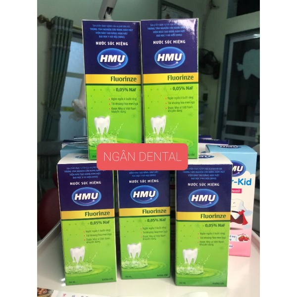 Nước Súc Miệng HMU- Nước súc miệng bay hôi miệng,trắng răng CHÍNH HÃNG ĐẠI HỌC Y HÀ NỘI