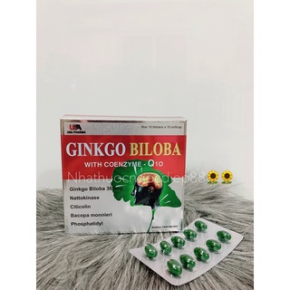 VIÊN UỐNG BỔ NÃO GINKGO BILOBA 360mg WITH COENZYM Q10 (100 viên)