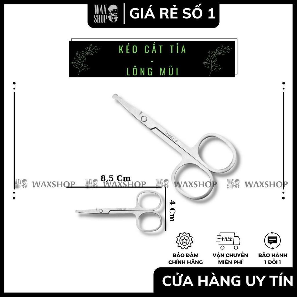 Kéo Cắt Tỉa Lông Mũi, Lông Mày - An Toàn -Thép Không Gỉ Cao Cấp - Thiết Kế Nhỏ - Gọn - Nhẹ - Waxshop - SD - DG