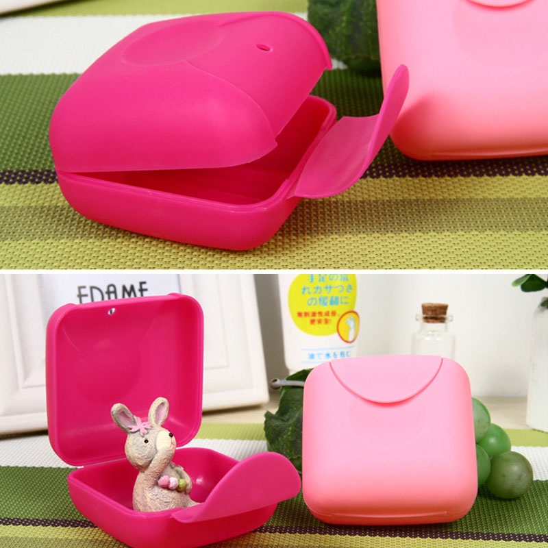 Hộp Đựng Xà Phòng Có Nắp Khóa Chống Thấm Nước Có Thể Mang Đi Du Lịch Tiện Lợi