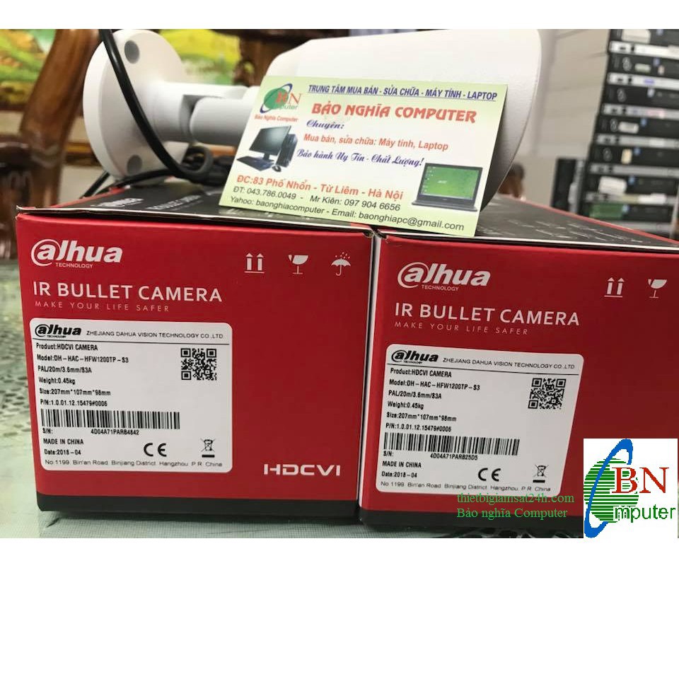 Camera analog Dahua HFW 1200TP 2.0Megapixels dạng thân sắt chính hãng