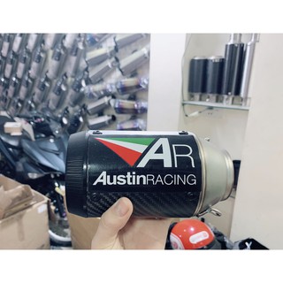 Pô AR AustinRacing full carbon và bạc