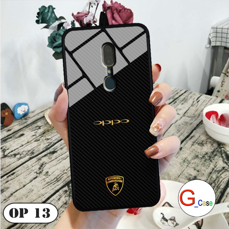Ốp lưng Oppo F11  - in hình 3D Logo điện thoại
