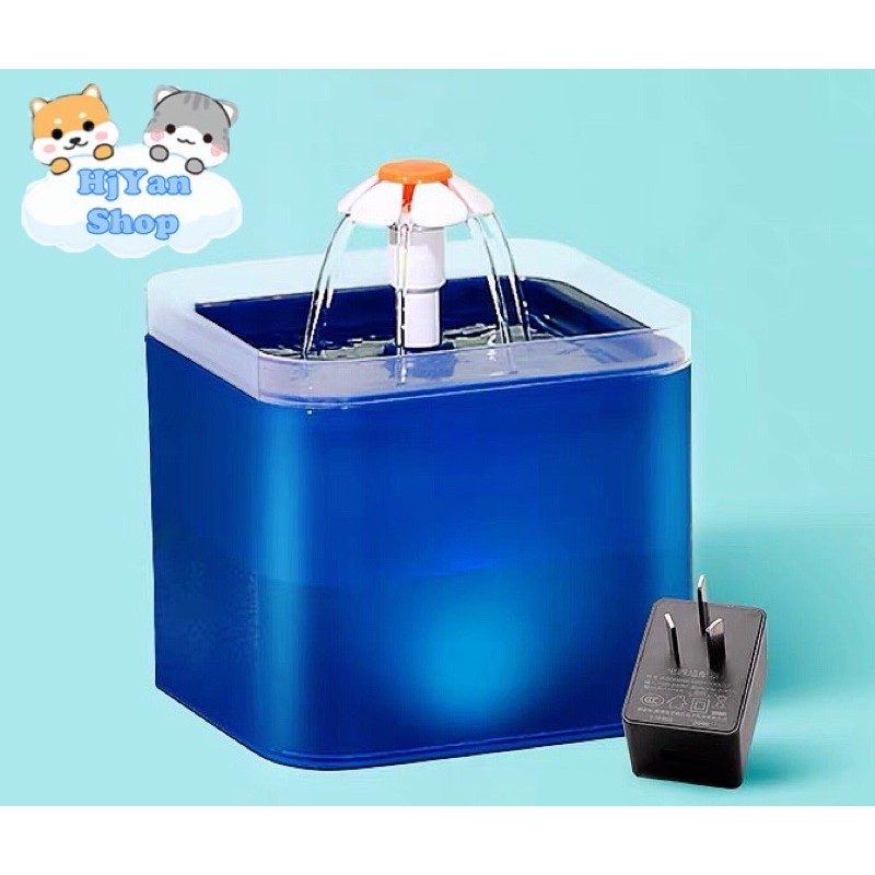 Máy uống nước lọc nước cho thú cưng / đài phun nước tự động cho mèo chó dung tích 2 lít