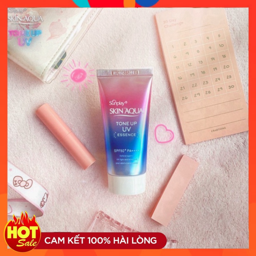 Kem chống nắng kiềm dầu nâng tông Sunplay Skin Aqua Tone Up UV Milk 80ml | BigBuy360 - bigbuy360.vn