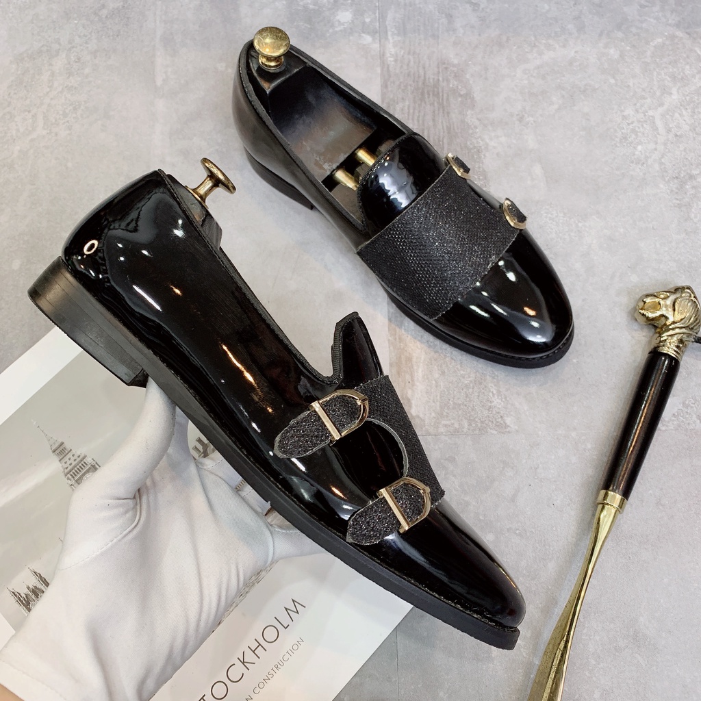 Giầy tây, giày da nam da bóng cao cấp,kiểu dáng Loafer   : 83