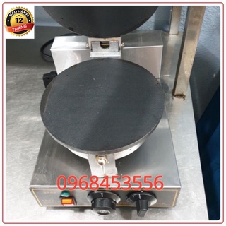 Máy làm vỏ kem ốc quế, bánh ốc quế 2 mặt trơn