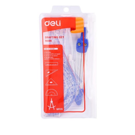 Bộ Dụng Cụ Học Sinh Túi Zip - E9598 DELI