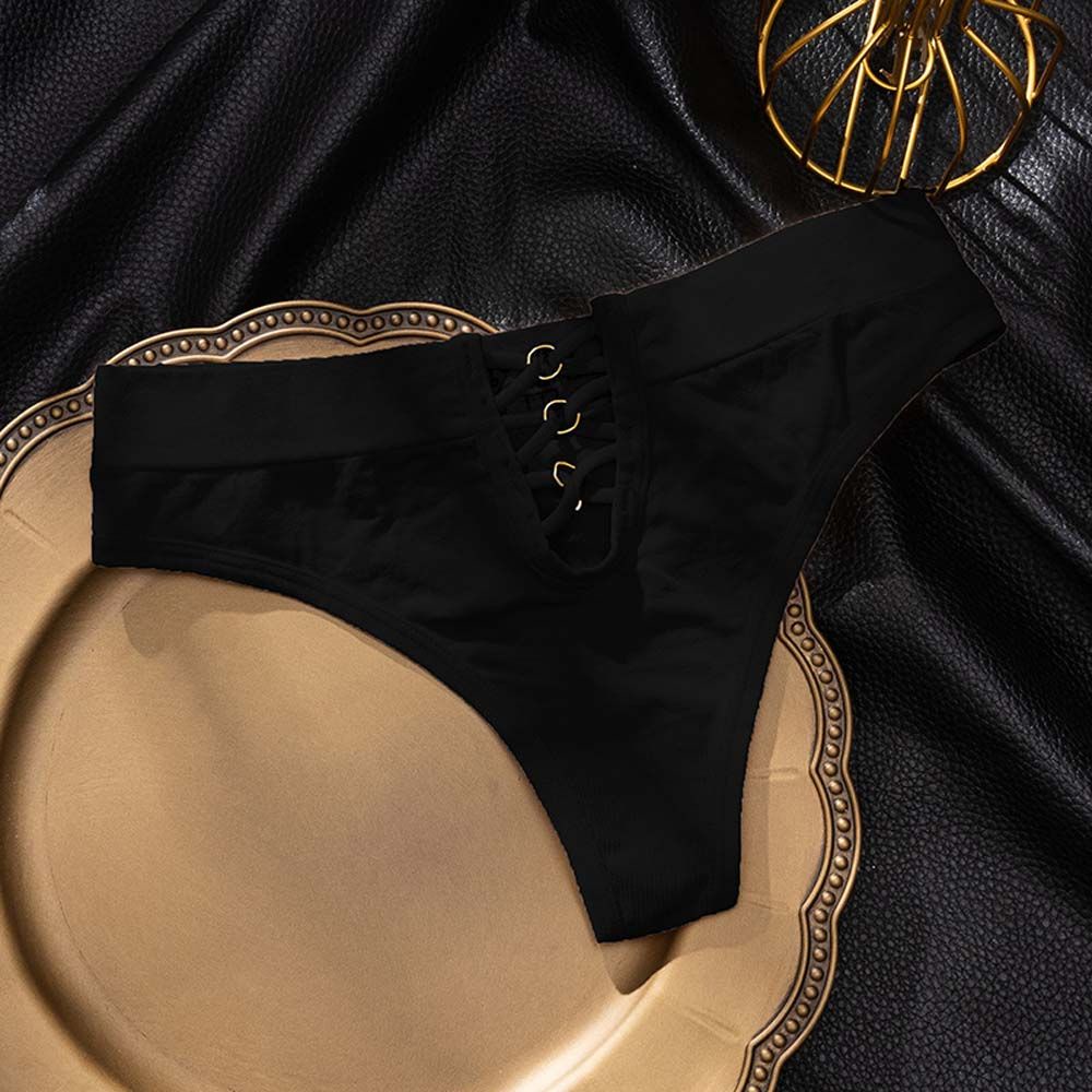 Quần lót đáy cotton thoáng khí màu trơn quyến rũ thời trang dành cho nữ