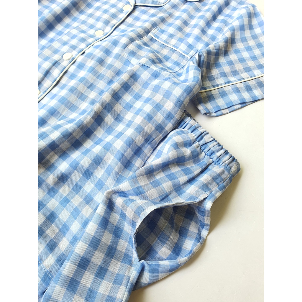 Pyjama xô Hàn Bee Mon Caro 4 màu cho Bé và Mẹ
