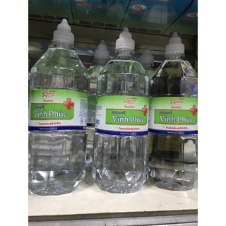 Nước muối sinh lý Vĩnh phúc ( chai 1000ml)