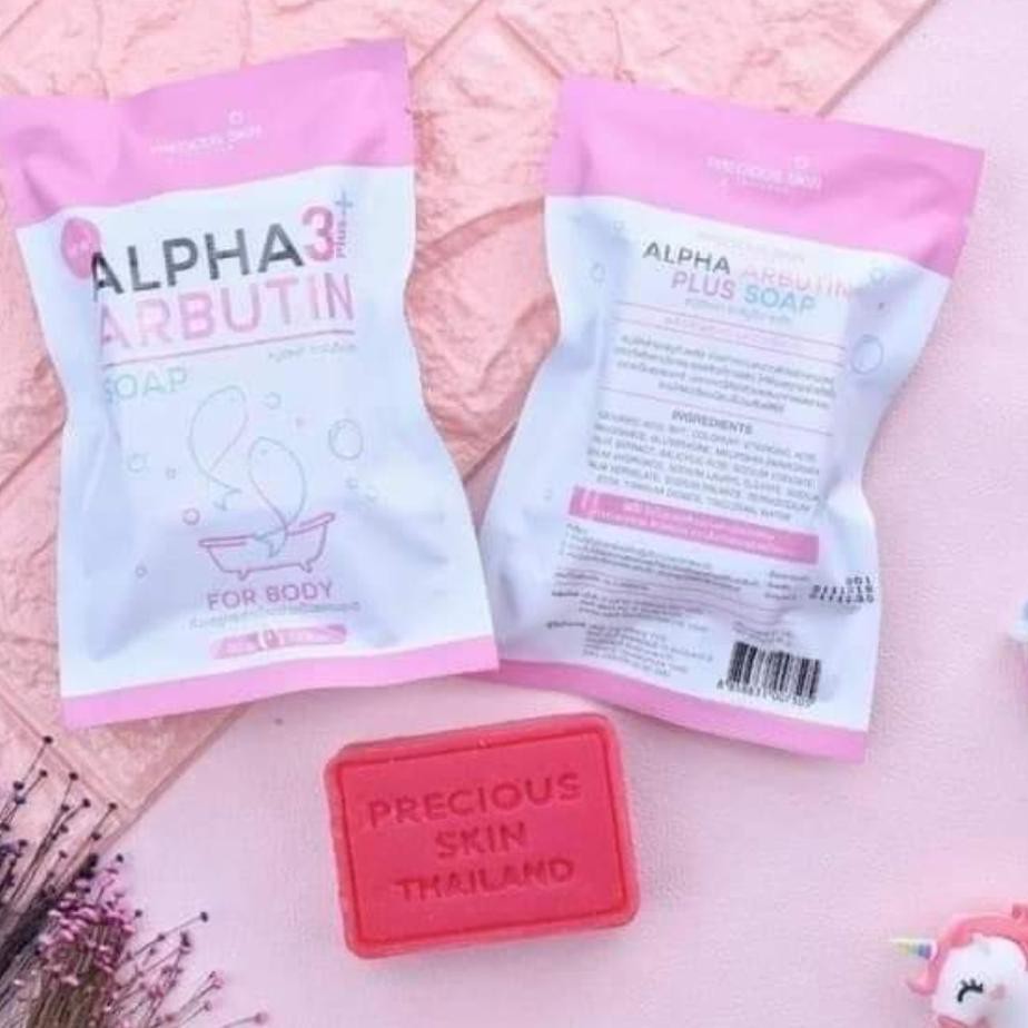 (Hàng Mới Về) Xà Phòng Collagen Làm Trắng Da 3 Plus Star Alpha Arbutin