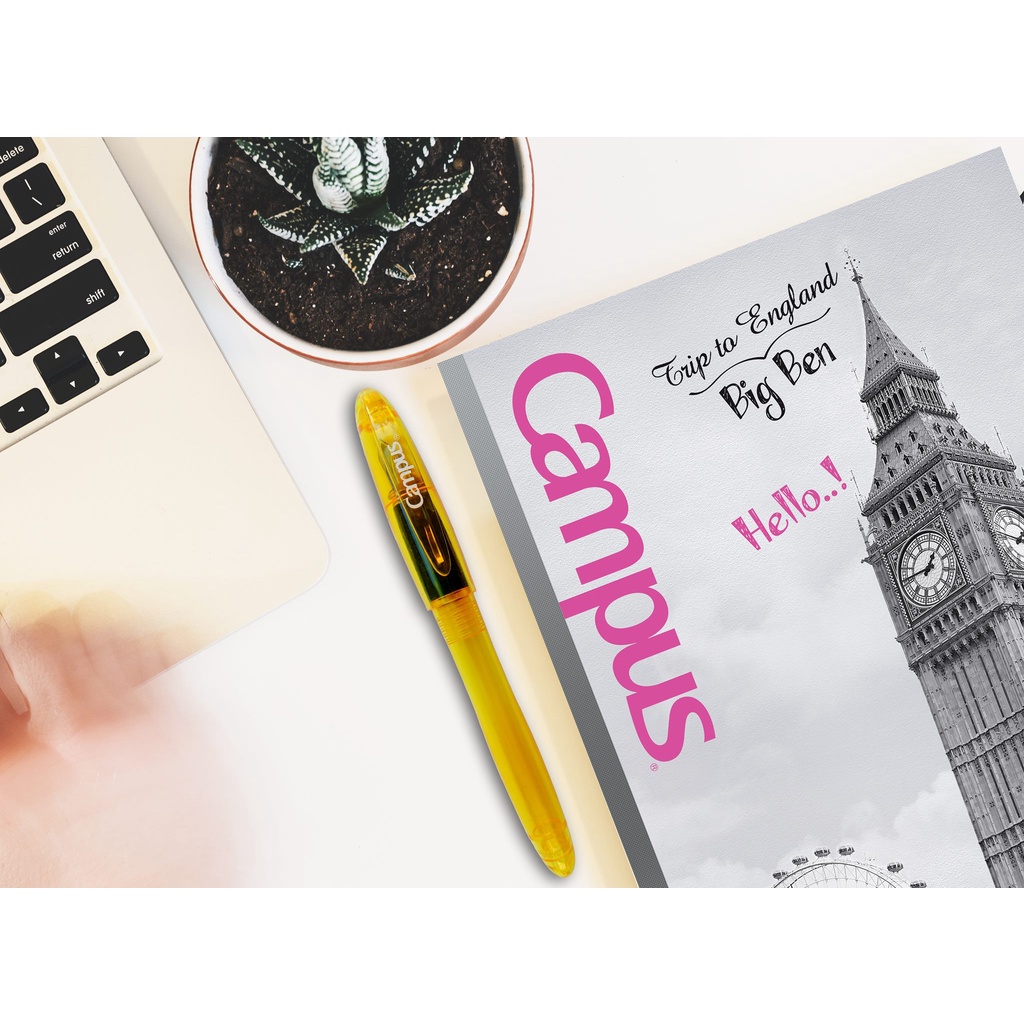 Vở Landscape kẻ ngang Campus 80/120/200 trang - NBBLAS80/NBBLA120/NBBLAS200 - vpp Quế Anh