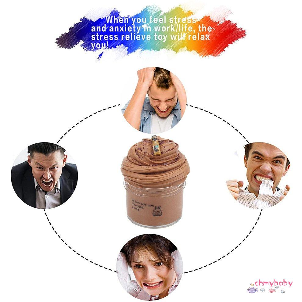 Diy Soft Fluffy Puff Cookies Cake Charms Keo dán Butter plasticine Clay [8/4]